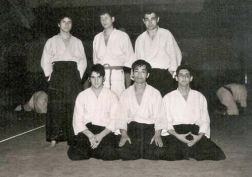 2-marzo-1970-Barcelona-(España)-los-responsables-del-curso-Nakazono,Tamura-y-Kytaura-